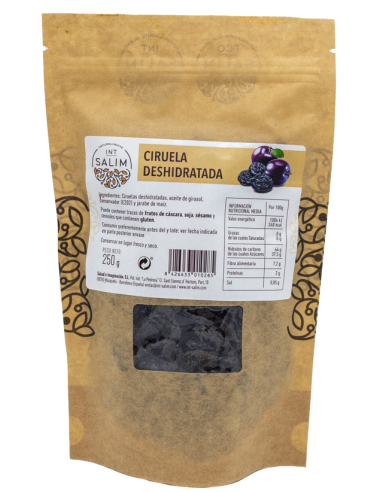 CIRUELA DESHIDRATADA 250 GR.