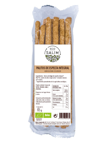 PALITOS INTEGRAL DE ESPELTA ECO 65 GR.