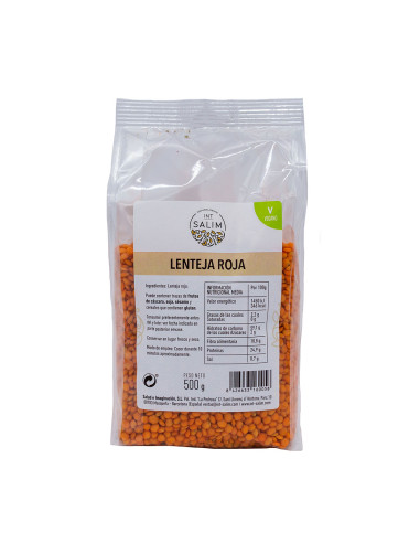LENTEJA ROJA 500 GR
